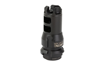 Picture of LanTac USA LLC Dragon Muzzle Brake, 9MM, 2.3" Length, Black, 1/2x28 TPI, Fits Dead Air KEYMO Wolfman DGN9MMD-WM DGN9MMDWM