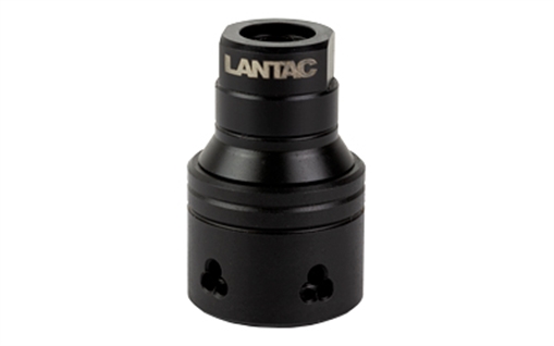Picture of LanTac USA LLC Stingray Nonlinear Compensator, 1/2-28 Thread Pitch, Nitride Finish, Black STG556C-BLK