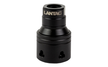 Picture of LanTac USA LLC Stingray Nonlinear Compensator, 1/2-28 Thread Pitch, Nitride Finish, Black STG556C-BLK