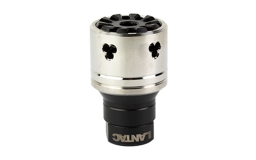 Picture of LanTac USA LLC Stingray Nonlinear Compensator, 1/2-28 Thread Pitch, Stainless Steel, Silver STG556C-SS
