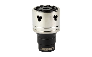 Picture of LanTac USA LLC Stingray Nonlinear Compensator, 1/2-28 Thread Pitch, Stainless Steel, Silver STG556C-SS