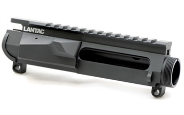 Picture of LanTac USA LLC Upper Advanced Receiver, Milspec Type3, Class2 Deep Black Hardcoat Anodized, Includes CP-R360 DomedHead Cam Pin, Billet 7075-T6 Aluminum LA00221