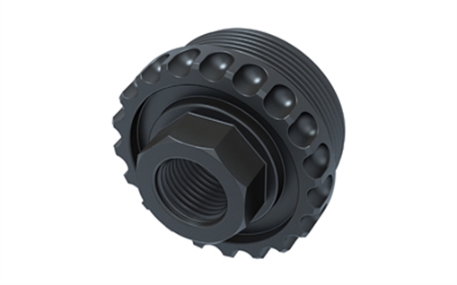 Picture of LANTAC ADC DIRECT THREAD 1/2-28 HUB TITANIUM HUBADCDT556TI