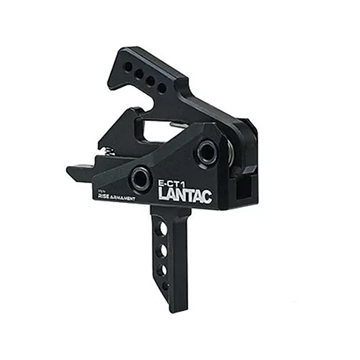 Picture of LanTac USA LLC ECT-1, Single Stage Trigger, 3.5LB Pull Weight, Flat Shoe, Fits AR Pattern Receivers, Non-Adjustable, Anodized, Black 01-LP-ECT1F
