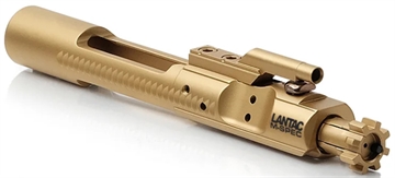 Picture of LanTac USA LLC M-SPEC, Bolt Carrier Group, 223 Remington/556NATO, Fits AR15, M16 Style, Titanium Nitride Finish, Gold 01-MSPEC-556-TIN-BCG 01MSPEC556TINBCG