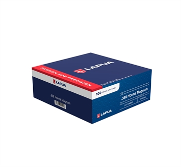 Picture of Lapua 338 Norma Magnum Rifle Brass Cartridge Cases 100/ct 4PH8090C