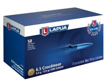 Picture of Lapua 6.5 Creedmoor 123 gr Scenar OTM Ammunition 50 rounds 4316060