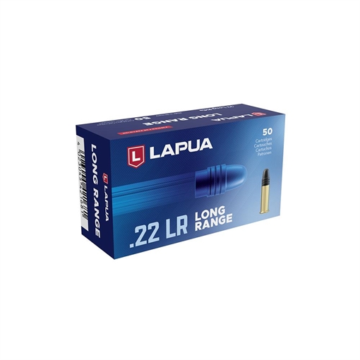 Picture of Lapua Long Range Rimfire Ammunition .22 LR 40gr RN 1106 fps 50/ct 420168