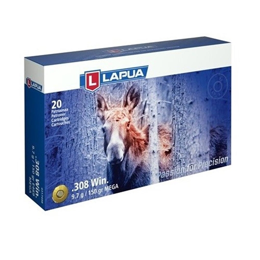 Picture of Lapua Rifle Ammo 308 Winchester 150gr Mega Soft Point bx/20 4317498