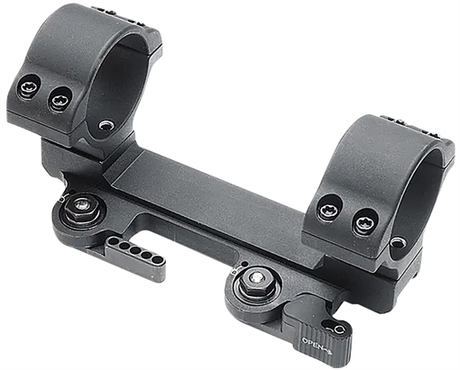 Picture of Larue Tactical In Line QD Scope Mount Black 30mm Tube Medium Rings 20 MOA LT11230