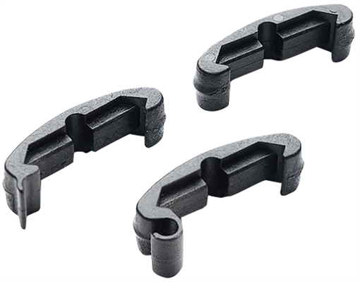 Picture of Larue Tactical IndexClips Rail Covers Low Profile Black Polymer Fits AR-15 1913 Picatinny Rail Mount LT708BLK