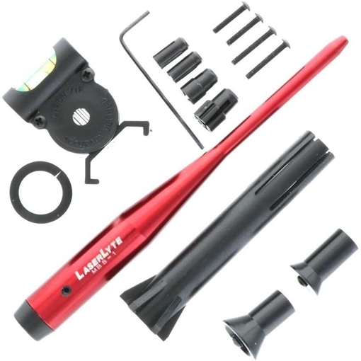 Picture of LaserLyte Universal Deluxe Laser Bore Sight for .22-.50 Caliber Rifles and Handguns Red L01-00026 MBS-DLUX
