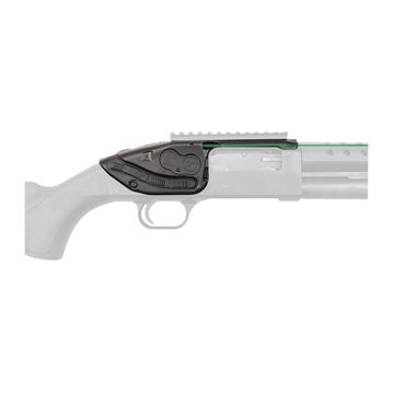 Picture of Crimson Trace Corporation Lasersaddle, Ambidextrous Activation, Fits Mossberg Shockwave/500/590, Green Laser, Black 01-7820-1 0178201