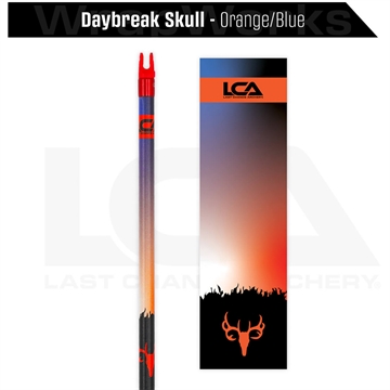 Picture of Last Chance Last Chance WrapWorks Stock Daybreak Skull Orange/Blue Precision Flex M-Series WWS-S-MS-DBSORBL