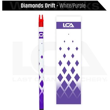 Picture of Last Chance Last Chance WrapWorks Stock Diamonds Drift White/Purple Precision Flex M-Series WWS-S-MS-DMDWHPU