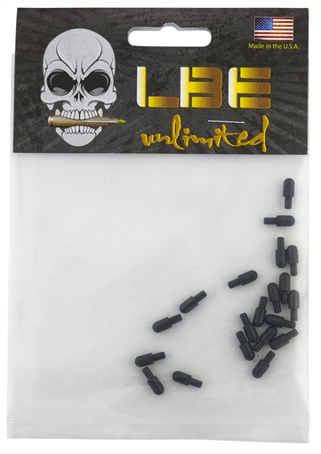 Picture of LBE Unlimited AR Parts Bolt Catch Plunger 20 Pack AR-15 Black Steel ARBCPL20PK