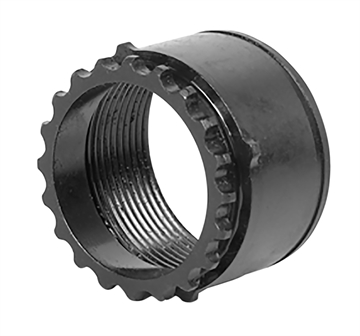 Picture of LBE Unlimited Barrel Nut 4130 Steel Black Phosphate AR-10 ARBNT308