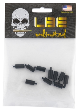 Picture of LBE Unlimited AR Parts Buffer Retaining Pin 10 Pack AR-15 Black Steel ARBRP
