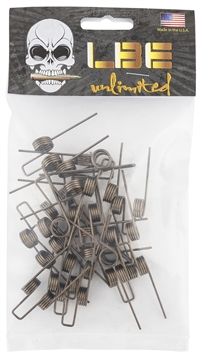 Picture of LBE Unlimited AR Parts Hammer Spring 20 Pack AR-15 Silver Stainless Steel ARHS20PK