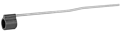 Picture of LBE Unlimited ARLGB-M Low Profile Gas Block .750" Mid-Length Gas Tube Black Nitride Steel ARLGBM