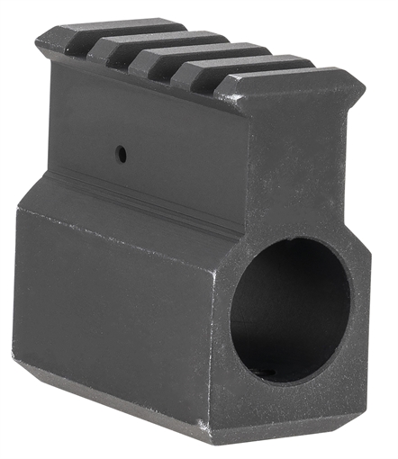 Picture of LBE Unlimited Railed Gas Block Upper Receiver Height AR Platform Black Anodized Aluminum ARRGBUH