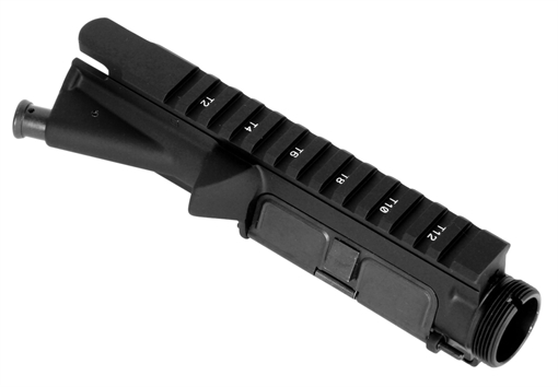 Picture of LBE Unlimited Upper Receiver 5.56x45mm NATO 7075-T6 Aluminum Black Receiver for AR-15 Includes Forward Assist ARUPPER
