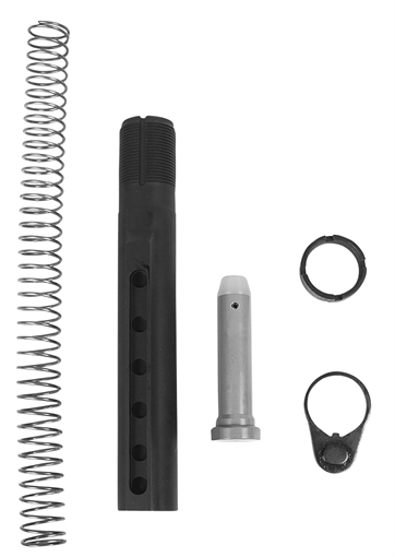 Picture of LBE Unlimited Commercial Buffer Tube Kit 6 Position AR-15 Black CBUFKIT