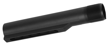 Picture of LBE Unlimited Mil-Spec Diameter Buffer Tube, 6 Position, Fits AR-15, Black MBUF002