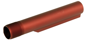 Picture of LBE Unlimited Mil-Spec Buffer Tube 6 Position AR-15 Red MBUF002RED