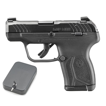 Picture of Ruger LCP 380 Max Handgun .380 Auto 10rd Magazine 2.75" Barrel Blued with Lockbox 13743