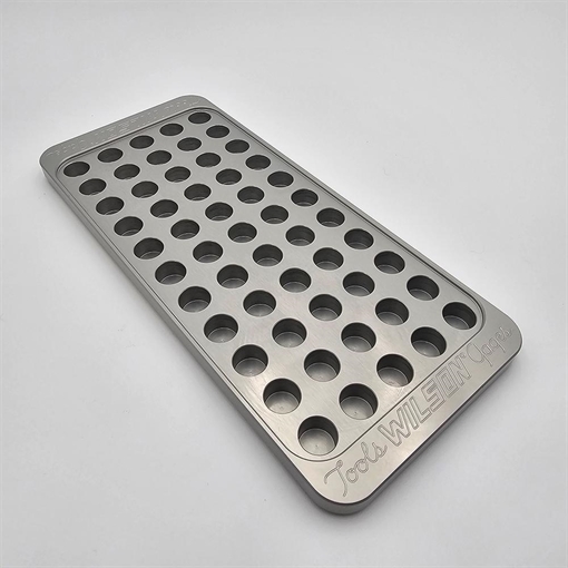 Picture of L.E. Wilson Billet Aluminum Reloading Tray .378" 55 Hole WIL-TR38