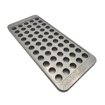 Picture of L.E. Wilson Billet Aluminum Reloading Tray .473" 55 Hole WIL-TR12