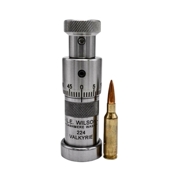 Picture of L.E. Wilson Stainless Steel Bullet Seater Die with Micrometer Adjustment 308 Win. S30-8WN