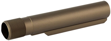 Picture of Lead & Steel Llc ARC-BT-7075-FDE Mil-Spec Buffer Tube 7075 T-6 Aluminum Flat Dark Earth AR-15 Carbine ARCBT7075FDE
