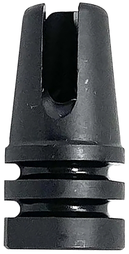 Picture of Lead & Steel Llc LS-A1-FH-1-2X28 M16A1 Style Flash Suppressor 1/2"-28 tpi Black 4140 Steel Three Prong LSA1FH12X28