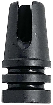 Picture of Lead & Steel Llc LS-A1-FH-1-2X28 M16A1 Style Flash Suppressor 1/2"-28 tpi Black 4140 Steel Three Prong LSA1FH12X28