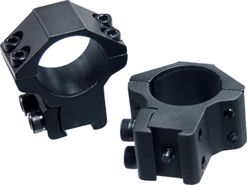 Picture of UTG AIRGUN/RIMFIRE RINGS 1" MEDIUM PROFILE 2PC 3/8 DOVETL RGPM25M4