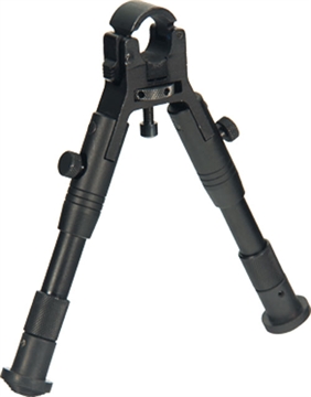 Picture of UTG BIPOD CLAMP ON CENTER HT 6.2"-6.7" W/RUBBER FOOT PADS TLBP18SA