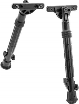 Picture of UTG BIPOD RECON FLEX KEYMOD MATTE BLK CENTER H 8.0"-11.8" TLBPDK02