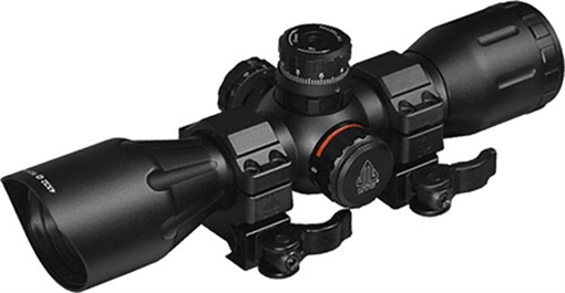 Picture of UTG CROSSBOW SCOPE 4X32 1" PRO 5-STEP RGB RETICLE QD RINGS SCPM4CR5WQ