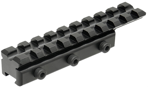 Picture of Leapers Picatinny Adapter Mount Matte Black Anodized Aluminum Dovetail Mount MNTPMTOWLA