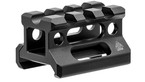 Picture of Leapers Picatinny Riser Matte Black Anodized Aluminum Picatinny Mount MTRSX7S