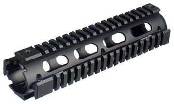 Picture of LEAPERS RAIL PICATINNY AR-15 9" 2-PC DROP-IN MID-LENGTH MTU007