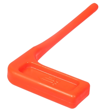 Picture of Leapers Chamber Safety Flag Orange Polymer 3.50" Long 6 Pack RBCSF06