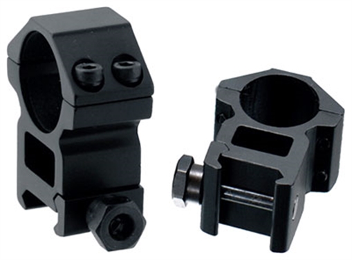 Picture of LEAPERS RINGS 1" HIGH PROFILE MATTE BLACK PICATINNY/WEAVER RGWM25H4