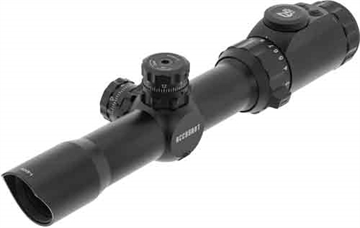 Picture of UTG SCOPE 1-8X28 30MM MRC/IE BG4 RETICLE W/ACCU-SYNC RINGS SCP318IEBG4 SCP3-18IEBG4