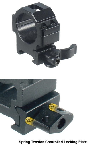 Picture of Leapers UTG 2-Piece Max Strength LE Grade Picatinny Rings - 22mm Width 30mm - Low RQ2W3104
