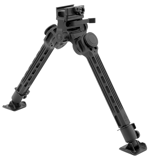 Picture of Leapers TLBPFS01A Big Bore Bipod Black Anodized 9-14" Aluminum/Steel TLBPFS01A TL-BPFS01-A
