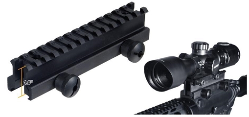 Picture of Leapers UTG Hi-profile Full Size Riser Mount 1" High 13 Slots MNT-RS10L