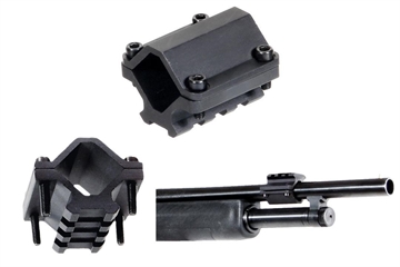 Picture of Leapers UTG Paintball Rail Barrel Mount Universal Shotgun - 3 Slot - Single-rail MNT-BR003XLS